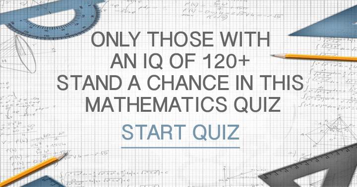 How high is your IQ?