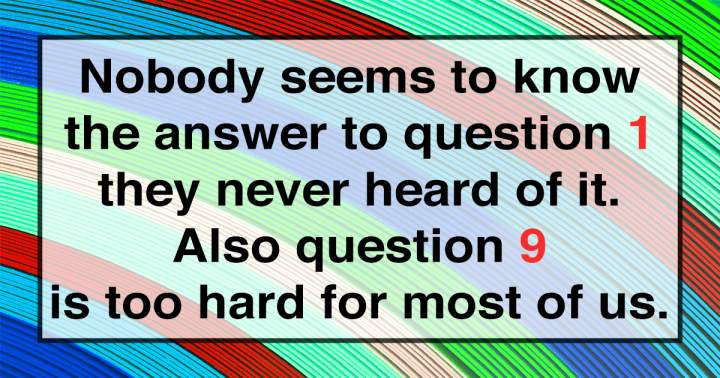 General Knowledge Quiz