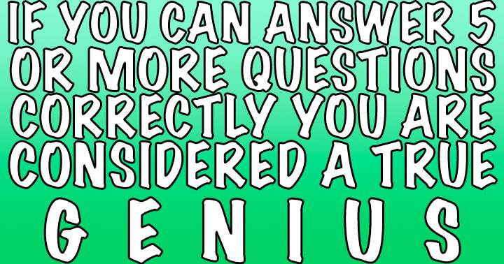 Are you a true Genius?