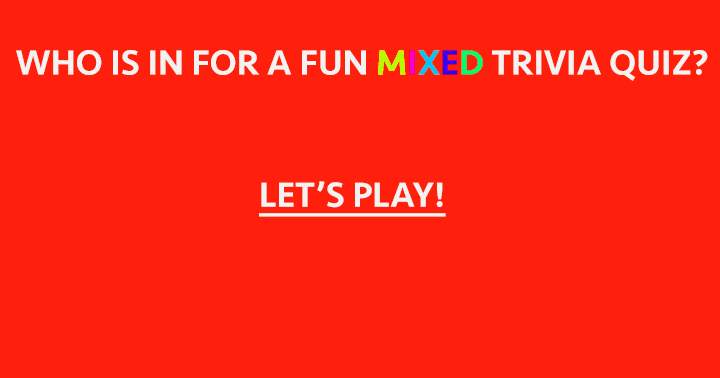 Fun Mixed Trivia Quiz