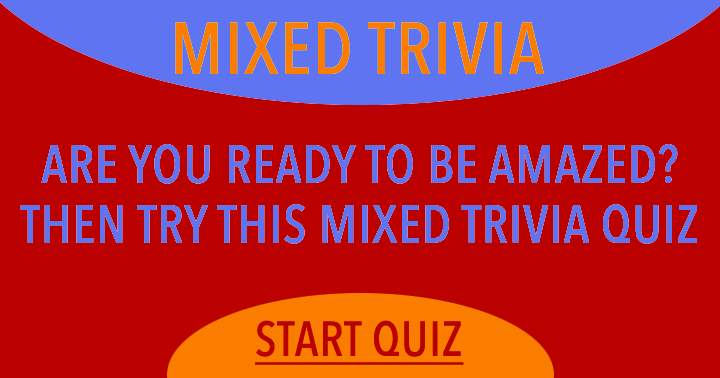 Mixed Trivia Quiz