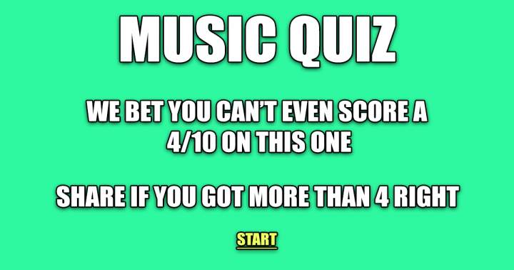 Pop Music Quiz