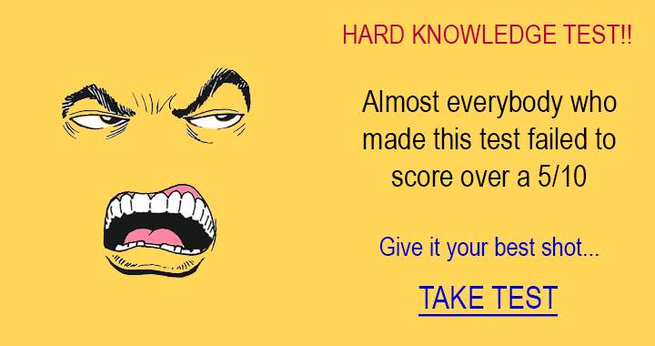 Hard Knowledge Quiz