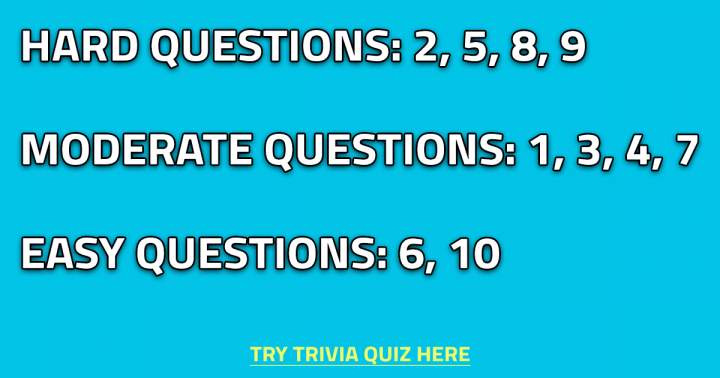 Quiz on miscellaneous information.