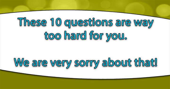 '10 Difficult Questions on the Subject Matter'