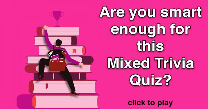 Trivia Quiz with a Mix of Topics