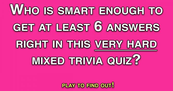 Trivial Quiz Mixture