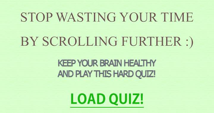 Everybody is talking about one of these quizzes!