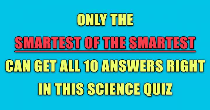 A quiz on science.