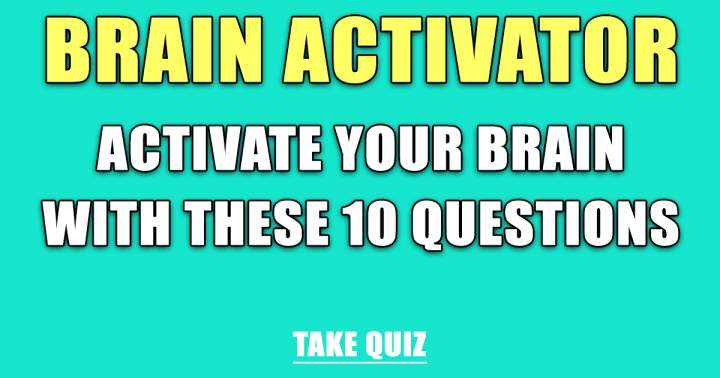 Quiz to Activate Your Brain