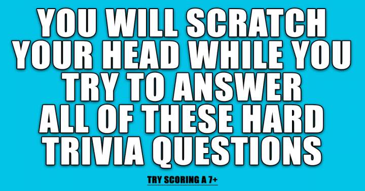 Challenging Trivia Queries.