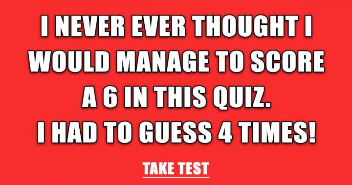 Quiz that tests your knowledge in a challenging manner.