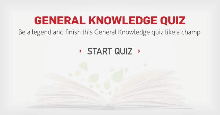 Conquer this general knowledge quiz with triumph.