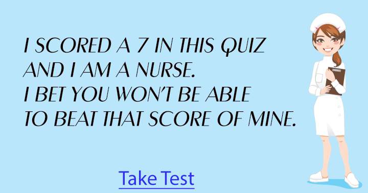 A quiz about medicine.