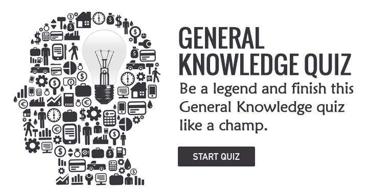 Finish this general knowledge quiz and become a legend.