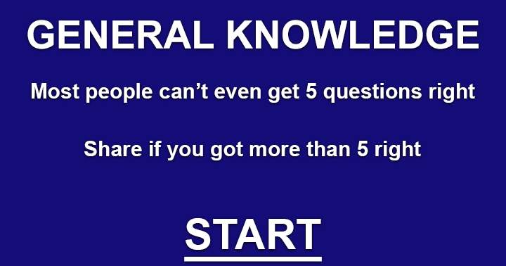 Share your result if you achieve a score of 6 or higher in General Knowledge.