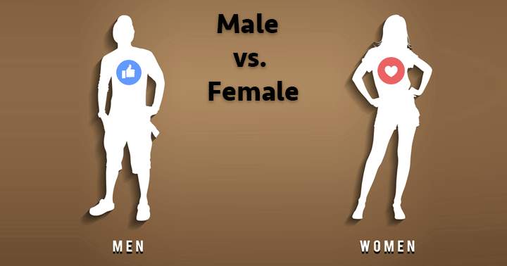 Men versus women.