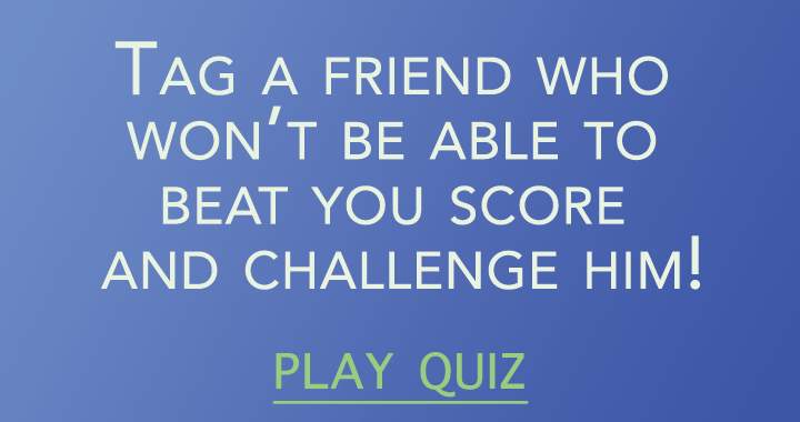 Tag a friend who can't top your score!