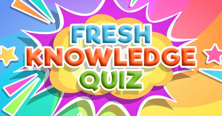 Banner for Quiz of New Knowledge