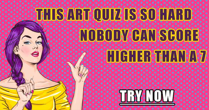 Would you like to attempt this challenging art quiz?