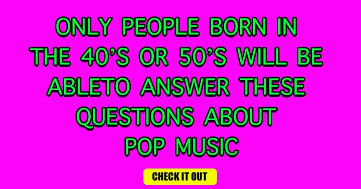 Quiz about music