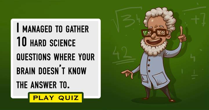 Science Quiz: Hard!