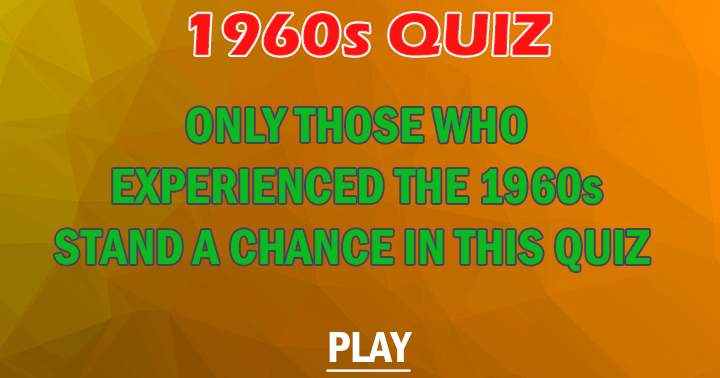 Quiz from the 1960s