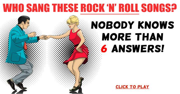 Can you identify the singer of these Rock 'n' Roll songs?