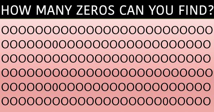 What is the quantity of zeros?