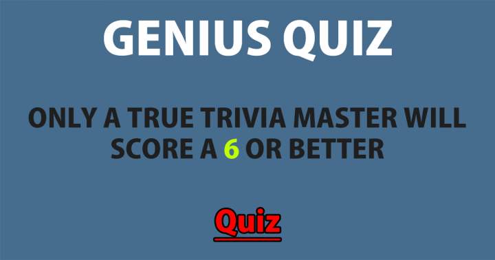 Challenging Genius Quiz