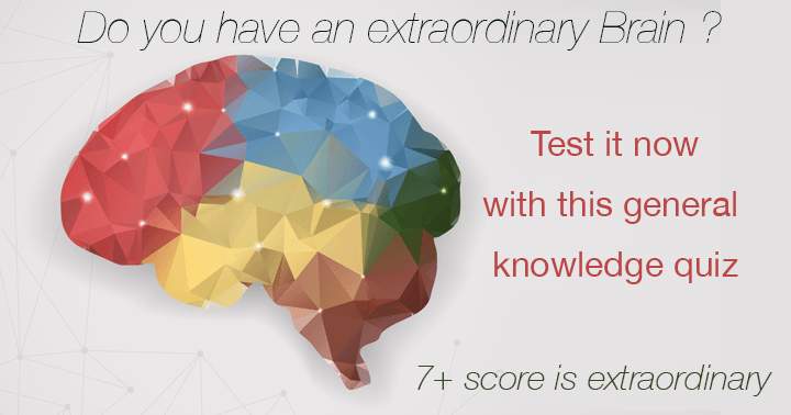 Is your brain extraordinary?