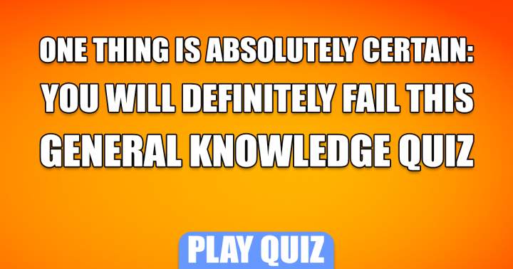 Challenging General Knowledge Quiz