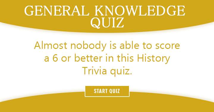 Take the challenge and see if you can score a 6 or better - it's highly unlikely.