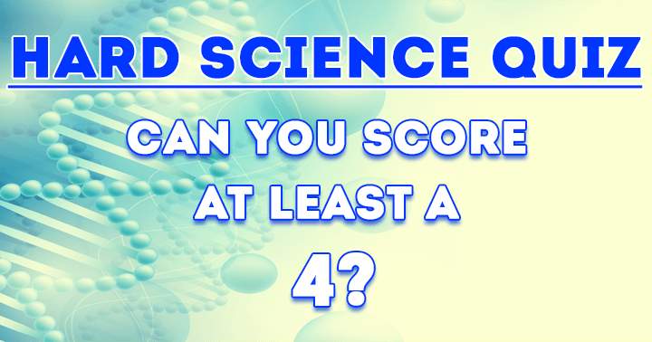 Challenging Science Quiz