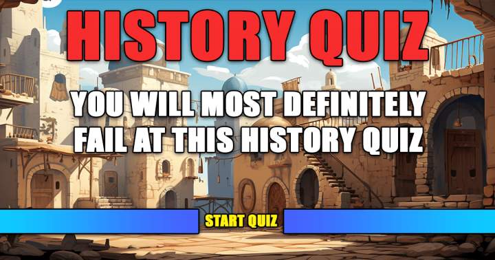 Historical events quiz.