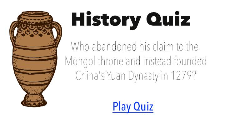 Quiz on historical events