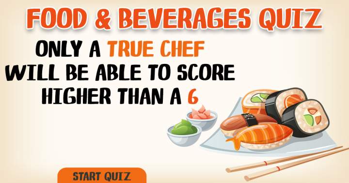 Quiz on Food and Beverages Fun