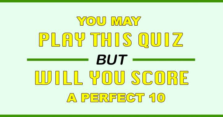 Can you achieve a perfect score in this Trivia Quiz?