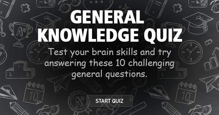 Put your brain to the test with this enjoyable yet tough general knowledge quiz.