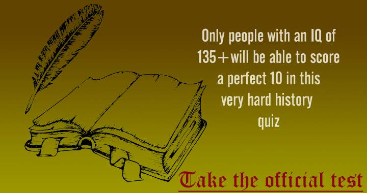 Do you have a high enough IQ to achieve a score of 10?