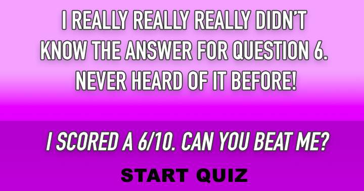 Quiz of Fun Facts