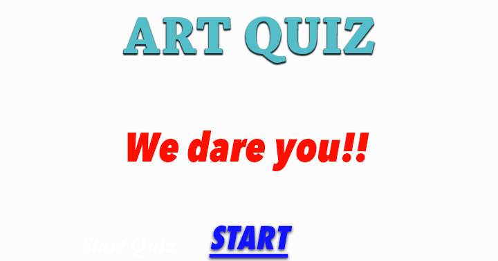 Take on the challenge of this ART quiz.