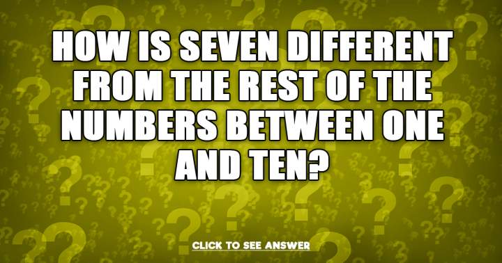 Are you aware of the solution to this riddle?