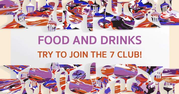 Are you able to participate in the 7 club for this food and beverage quiz?