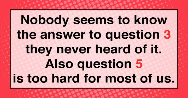 Can you answer questions three and five?