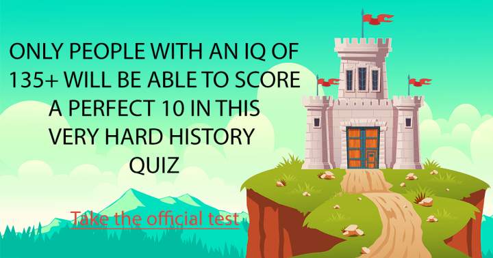 Banner for Historical Trivia Test