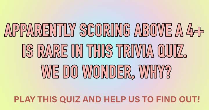 Banner for Why is this quiz so difficult?