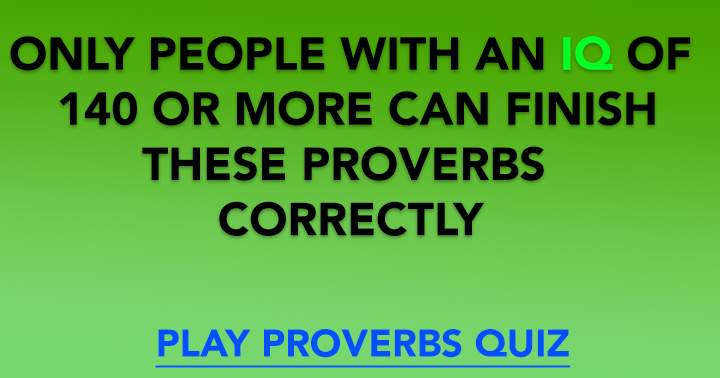 Sayings Trivia