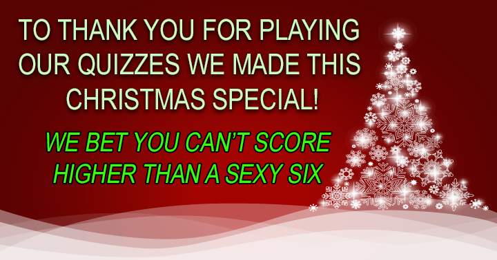 Try your hand at our Christmas Special challenge!