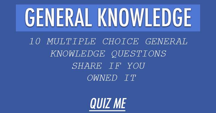 Banner for Test your general knowledge with our Trivia Quiz! How well do you know common facts?